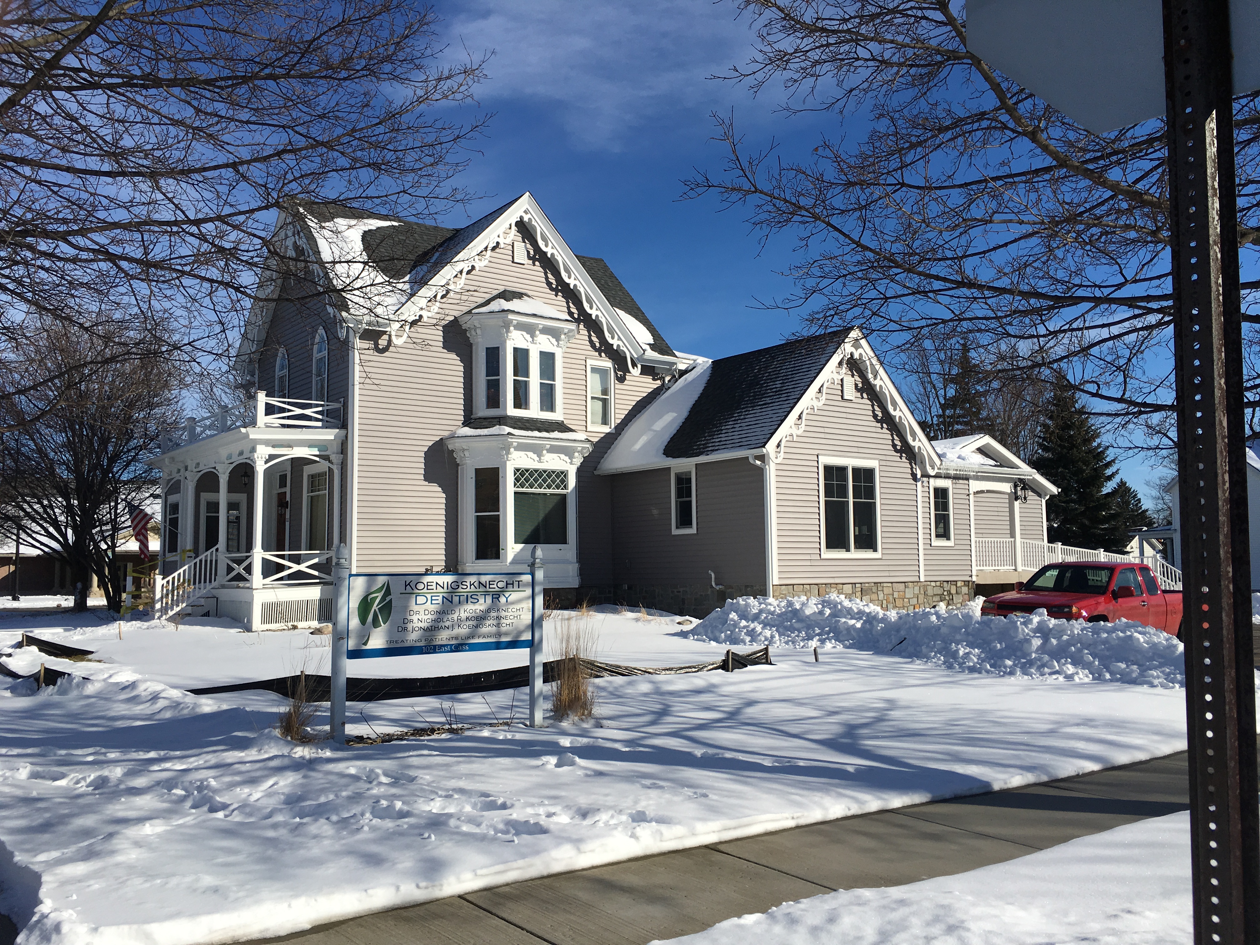 RSI Home Improvements gave us a whole new look on the outside - new siding, new roofing, but also helped us retain our victorian charm by copying the original decorative rake along the addition's peak!